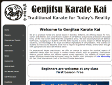 Tablet Screenshot of genjitsu.co.uk